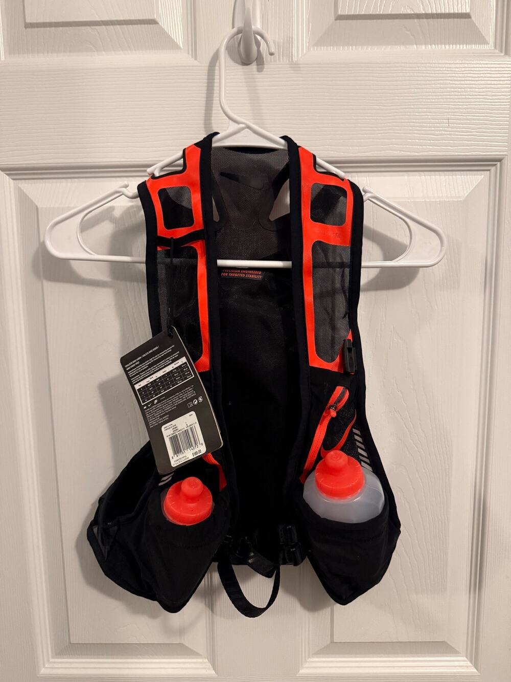 Nike Trail Kiger Hydration Running Vest L Black 2 Flasks